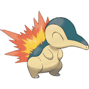 Cyndaquil official art