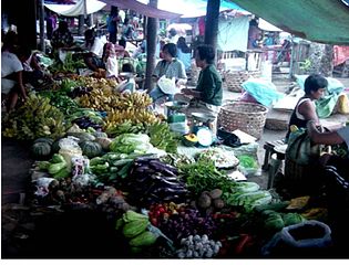 Vegetables in a palengke in Danao City
